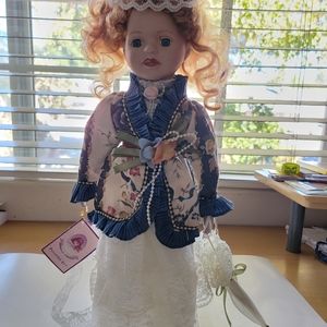 Vintage original ceramic doll